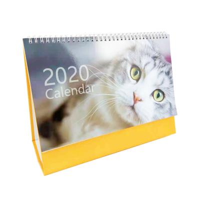 China Cheap Custom Table Calendar Table Calendar With Sticker Sheet for sale