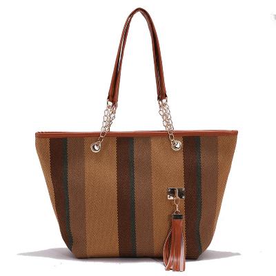 China Other Wholesale Hot Sale Canvas Large Capacity Designer High Quality Women Tote Handbag for sale