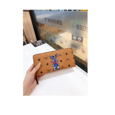 China Storage Assets Using Various Pure Color PU Wallets Women Zip Designer Women Wallet for sale