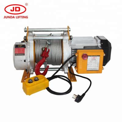 Chine Hot Sale Lifting Goods Capacity 1t 220v Electric Wire Rope Hoist With Hand / Electric Trolley à vendre