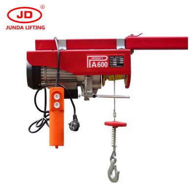 China Mini construction hoist 12v electric hoist electric wire hoist with monorail electric trolley à venda