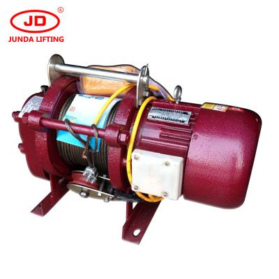 Chine Construction Hoist Small Size Lifting Equipment Type Winch Hoist 380V/3 Phase 300-600KG Electric Wire Rope Hoist à vendre