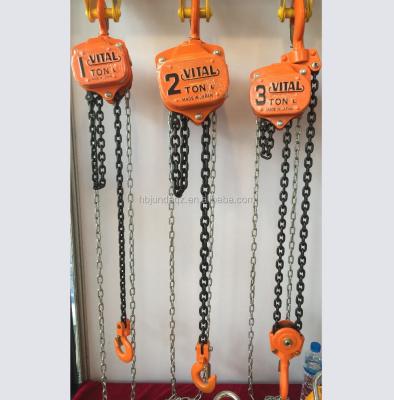 Chine High quality construction crane with best price HSZ-VT 2 ton essential hand chain block à vendre