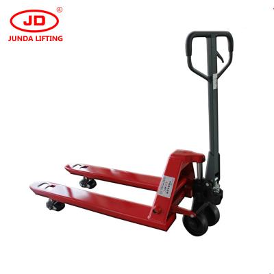 China 2.5T 2500kg round solid steel hand pallet truck, CE jack lifter hand pallet truck for sale en venta