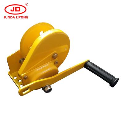 China BOAT sale price mini crank crane capstan rope winch hand pull brake hand winch for sale