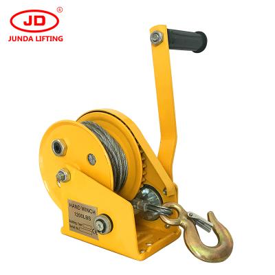 China CRANES Stainless Steel Small Manual Hand Winch Auto Brake for sale