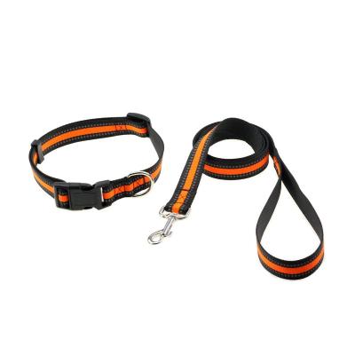 China Personalized Comfortable Nylon Adjustable Pet Collar Dog Collar Leash Nylon Collar for sale