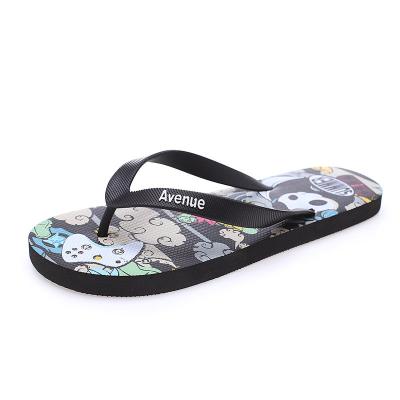 China 2021 fashion trend men's slippers flip flop men's casual wear sandals non-slip outdoor slippers summer trend for sale