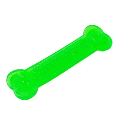 China Viable Wholesale PVC Dog Toys Chew Toy Bone Shape Toothbrush Molar Rod Combined Interactive Chew Toys for sale