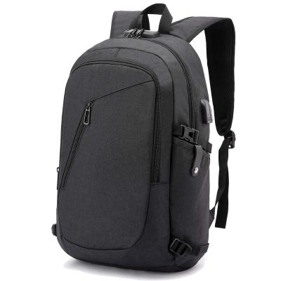 China With USB Waterproof Goods Nylon Mochila Para Notebook Laptop Bag Backpack For Women Men for sale