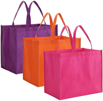 China Eco Customized Wholesale Reusable Reusable Recycled Tote Shopping Bag With Logo Nonwoven Non Woven for sale