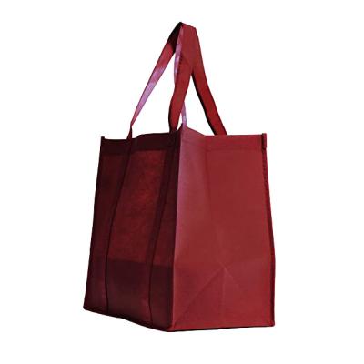 China Printable Logo Fabric Non Woven Shopping Bags Large Custom Recyclable Cheap Reusable Bags With Handles for sale