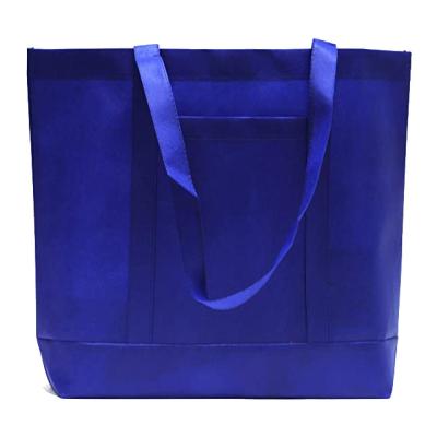 China Promotional Fashion Eco Friendly Reusable Logo Nonwoven Fabric Custom Shopping Bag Reusable For Daily Life for sale