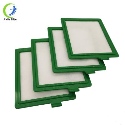 China Primary Green Accessory Dust Filter Factory FC8031 Aeg System Electrolux Ef17 Volte Pro Air Frame Vacuum Cleaner Hepa Filter Cotton for sale