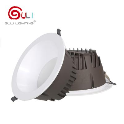 China Patented private mold indoor recessed exhibition halls lighting smd 12w 24w 30w 40w round led down light for sale