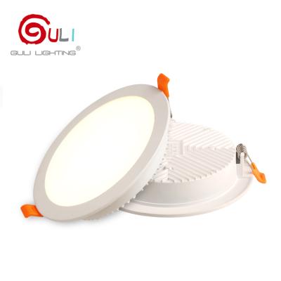 China Patented Modern Slim Indoor Recessed Fixture Etl Smd 5w 9w 12w 18w 24w Private Mold Led Downlight for sale