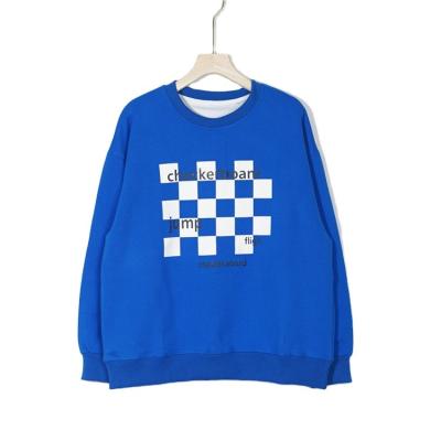 China Anti-wrinkle Offset printing process letter sweater Casual style pullover hoodie Breathable Coat for sale