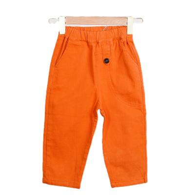 China Anti-pilling Latest Unisex style casual jeans Custom elastic pants  below 3 years for children for sale