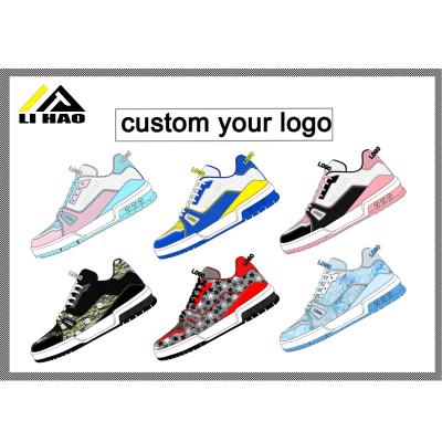 China Fashion Trend Brand Custom Sneakers Comfortable Men's Women's Casual Running Basketball Shoes for sale