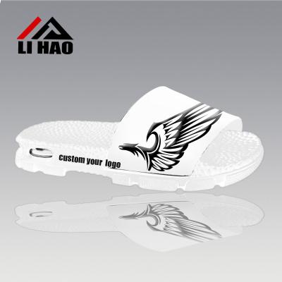 China Custom-made personalized unisex fashion slippers fashion trend non-spat beach slippers outdoor/indoor E-TPU sandal for men for sale