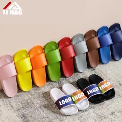 China Fashion Trend Custom Branded Non-Sweet Beach Slippers Fashion Men Outdoor Summer Slippers Sandal for sale