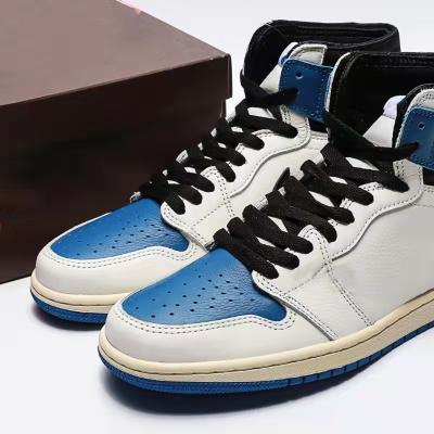 China Cushioning Casual Retro Air AJ1 Brand Original JORDN Sneakers Genuine Leather Basketball Shoes For Women Men for sale