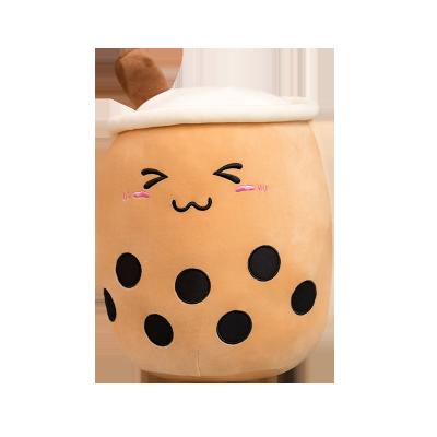 China Gift kids toys hot selling kawai plush boba toys milk tea pillow boba pearl plush stuffed and plush toy bedtime toys for sale