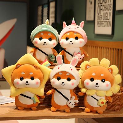 China New Design Cotton Dog Dog Plush Toy Stuffed Animal Stocking Gifts For Baby 30cm Shiba Inu Super Soft Plush Toy for sale