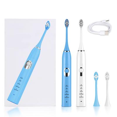 China Dupont Stiffens 5 Modes Timer Sonic Electric Toothbrush With Travel Powerful Cleaning Smart Case for sale