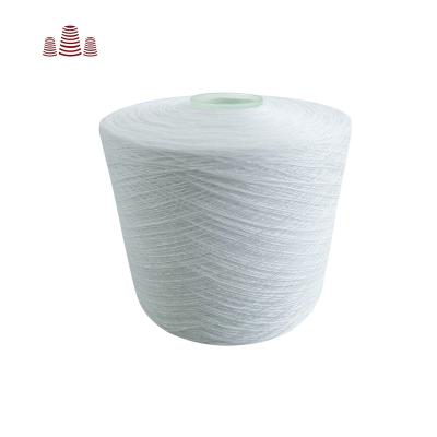 China Anti-bacteria 40/2 Cone Raw White Plastic Polyester Spun Yarn High Quality Spun Yarn for sale