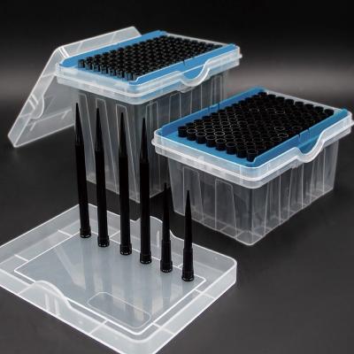 China 200uL 250uL 300uL 1000uL 50uL Black Conductive Pipette Filter Tips for Tecan and Agilent 302 for sale