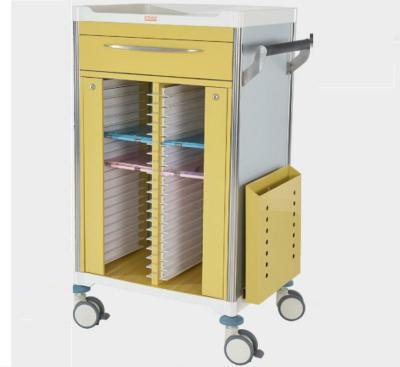 China Modern Custom High Quality Medical Furniture Color Style Optional Helse Chart File Trolley for sale