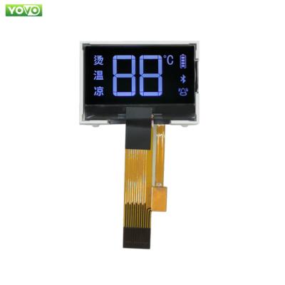 China Custom VA lcd screen 1bias 1duty lcd display negative monochromic connector 23.344*12.464 for sale