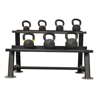 China Best Quality Factory Direct Rizhao Indoor Hot Selling Fitness Storage2tiers Stretch Kettlebells Rack Yawen for sale