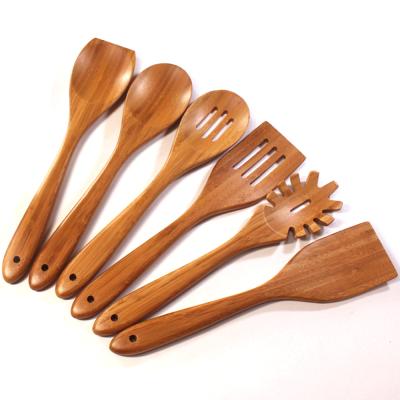 China Sustainable 5 Piece Bamboo Cookware Set With Carbonization Treatment for sale