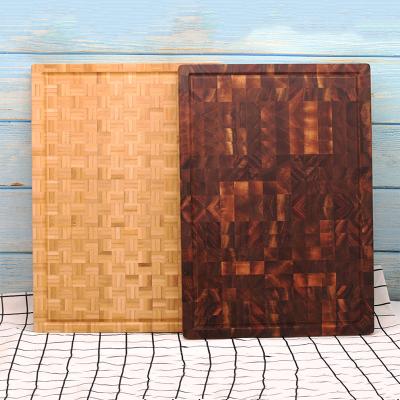 China Hot Sale Disposable Thick End Grain Acacia Cutting Board Wood Cutting Board for sale