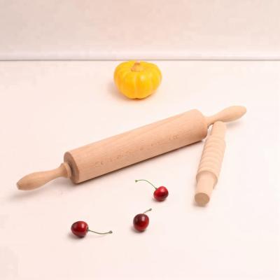 China Amazon Sustainable Wholesale Profession Kitchen Helper Eco-friendly Heavy Wooden Pin For Baking Tool Accessories for sale