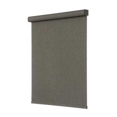 China Modern Manual Blackout Roller Shades Blind Commercial Sunscreen Blackout Roller Window Shade Cloth Sunshade for sale