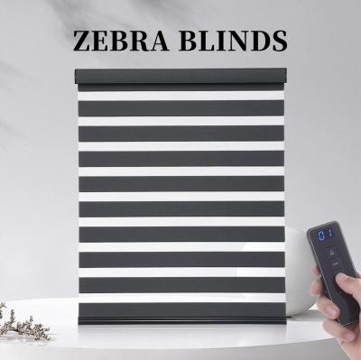 China New Modern Style Horizontal White Custom Size Printed Zebra Pure Light Filtering Lamp Shades for sale