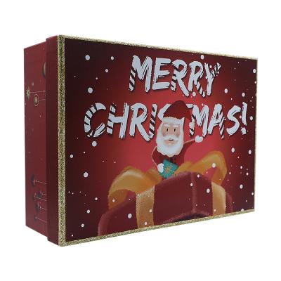 China Reused Cosmetic Christmas Advent Calendar Box Countdown Packaging Advent Calendar Empty Luxury Cardboard Materials Custom Paper Beauty Gift for sale