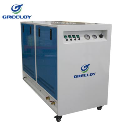 China Oil Free Quiet Dental Air Compressor With Silent Cabinet For 4 Dental Chairs for sale