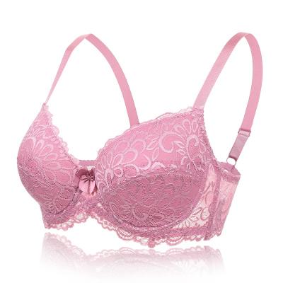 China Factory Breathable Lingerie 34D-44D Women Padded Bra Lace Bra BCDE Full Cup Breathable Bra Full Cup Image Hot Selling Fashion More Cheeky for sale