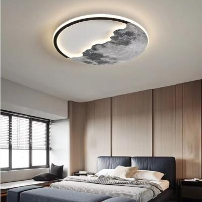 China Surface Mounted Moon Shape LED Ceiling Light Round Shape Surface Mounted Led Light for sale