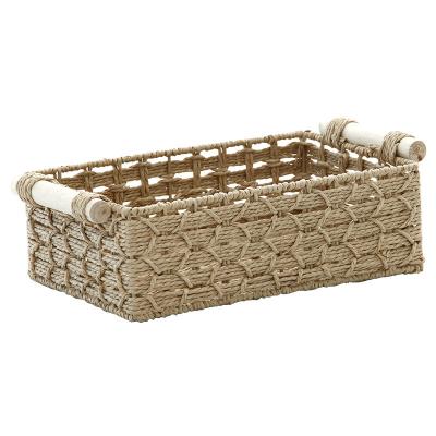 China Viable Wholesale Willow Basket Customization Rattan Storage Basket High Quality Picnic Basket for sale