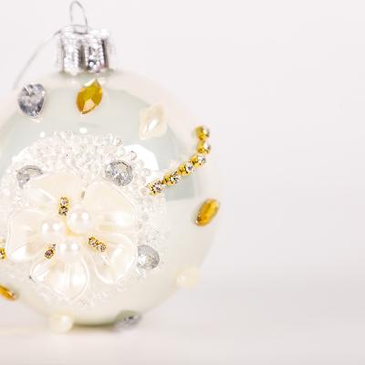 China Water Resistant For Christmas Tree Decorations Hanging Christmas Ornaments Glass Balls for sale