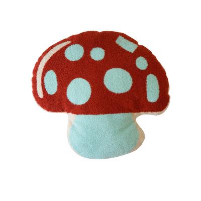 China Lovely Mushroom Anti-static Pillow Stuffed Plush Toys Soft Dolls 3D Vegetable Tile Home Gifts for sale