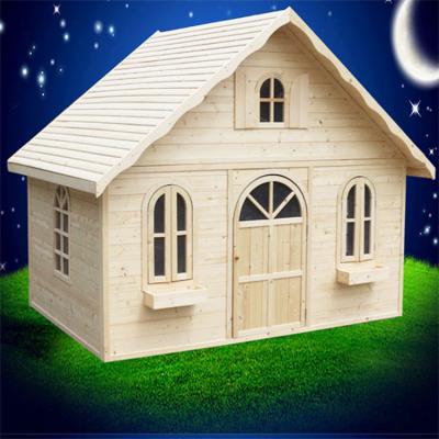 China Easily Assembled Customized Large Outdoor Wooden House Children's Wooden House Children's Play Castle for sale