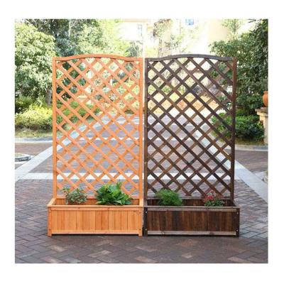 China Sustainable custom garden vine wooden frame, wooden flower stand wooden pergola for sale