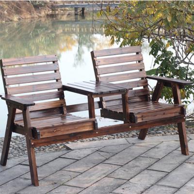 China Customized Sustainable Outdoor Garden Balcony Wooden Lounge Chair for sale