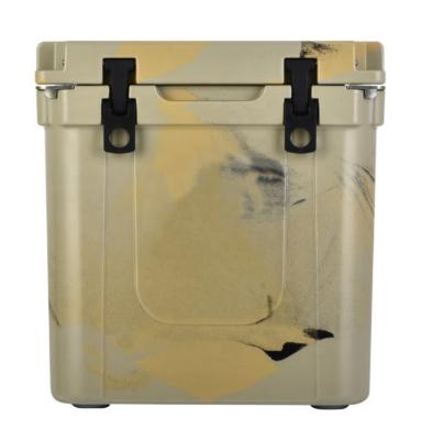 China Custom Familly Picnic Ice Chest Cooler Box Insulated Outdoor Roto Mold Camouflage Cooler for sale